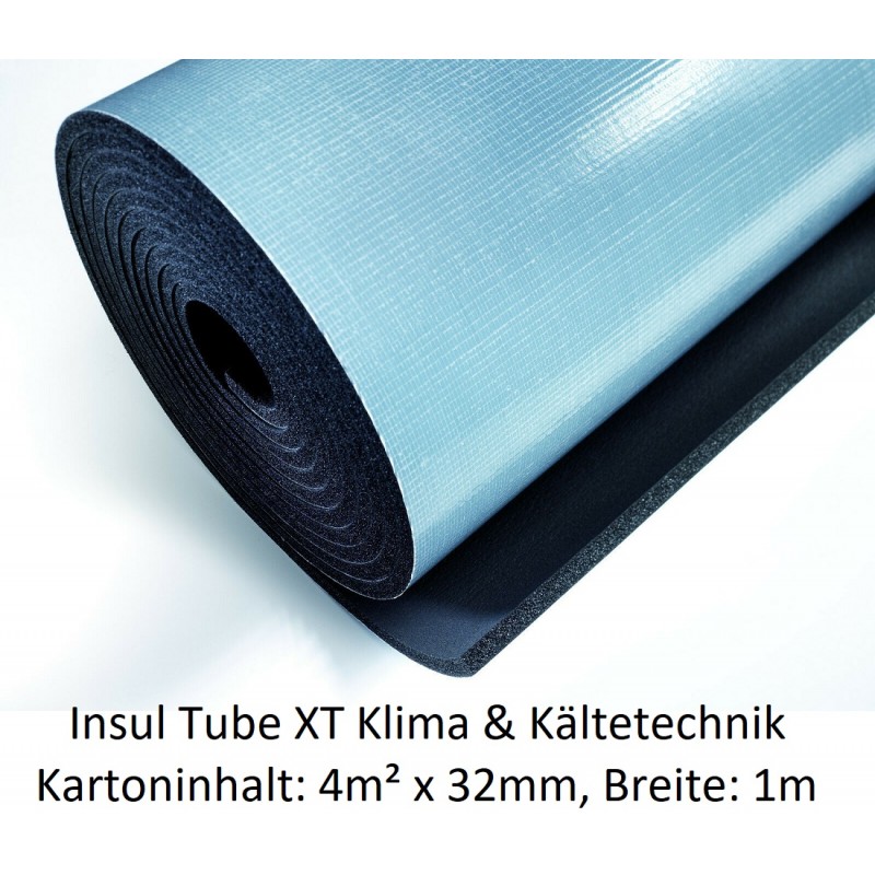 Isoliermatte 32 mm für Rolladenkasten, selbstklebend, gerollt, 100 cm x 600  cm, Isoliermatte für Rolladenkasten, Dämmung und Plattenware